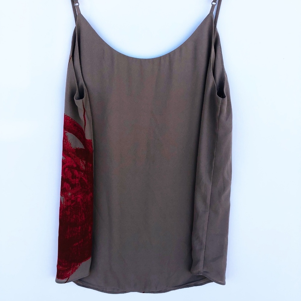 Babaton Brushstroke Tank | XS | Taupe - Picture 7 of 8